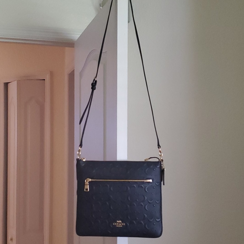COACH Signature Gazette Crossbody Bag - Picture 2 of 16